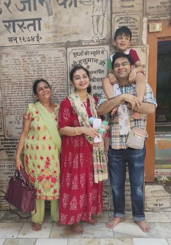 Family yatra at Kashi